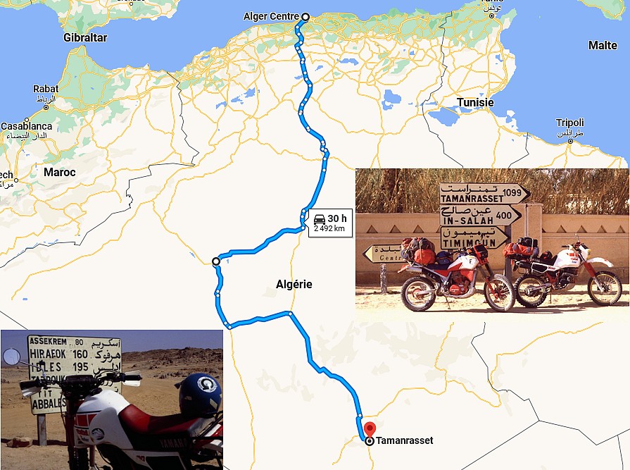 La Sahara en moto